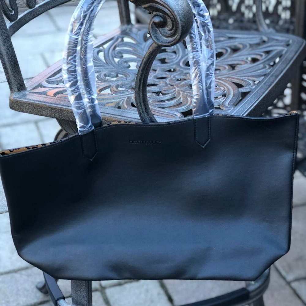 Bloomingdale's Reversible Large Faux Leather Tote